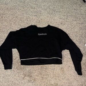 Black Reebok crew neck